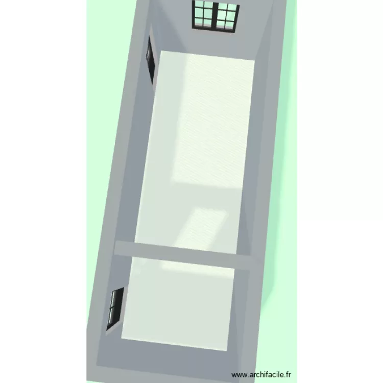 Dee. Plan de 1  et 17 m²