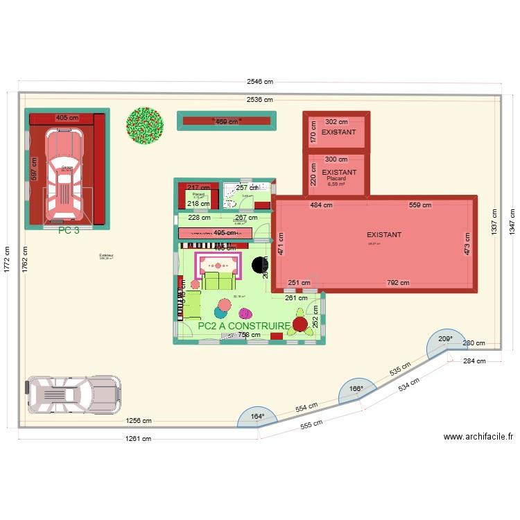 TRAVAUX ST EVROULT PEUT ETRE 2. Plan de 10 pièces et 550 m2
