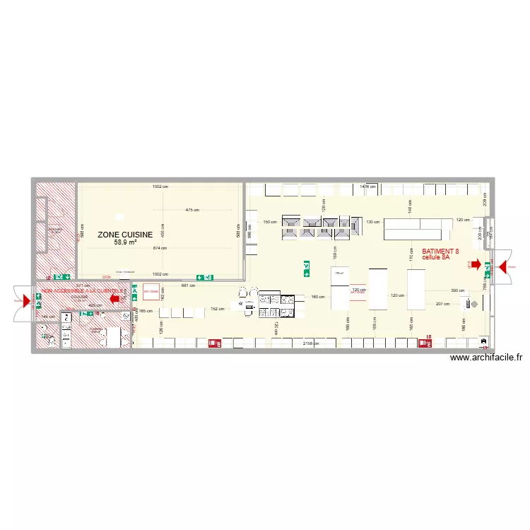 Plan 2D CDC Magasin BELONG Final - PMR. Plan de Plan 2D CDC Magasin BELONG Final - PMR. Plan de