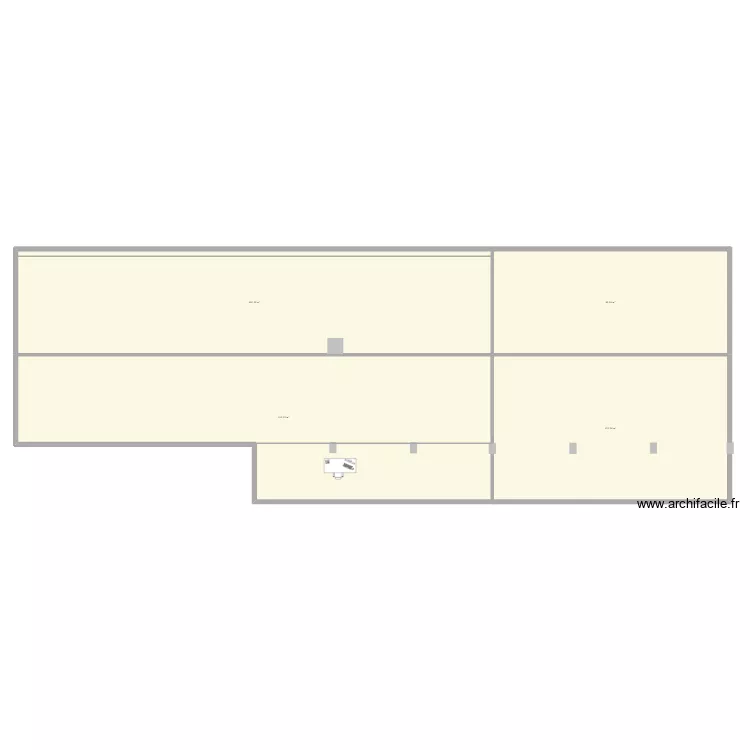 Plan Atelier Sapins. Plan de 4 Pièces et 637 m² Plan Atelier Sapins. Plan de 4 Pièces et 637 m²