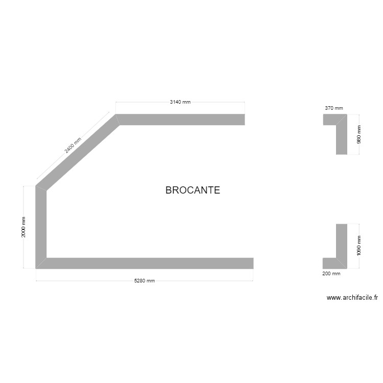 Plan Interior's Brocante. Plan de 0 pièce et 0 m2