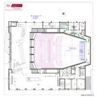 Auditorium Tribune Z 1er Etage pour public