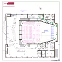 Auditorium Tribune Z 1er Etage pour public