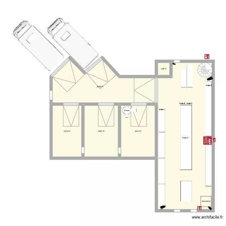 Plan entrpot A. Plan de 