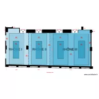 Plan salle Rhone 1-2-3 Hotel Mandarin