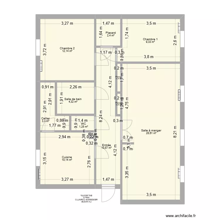 BAT RIOULF APP13. Plan de 