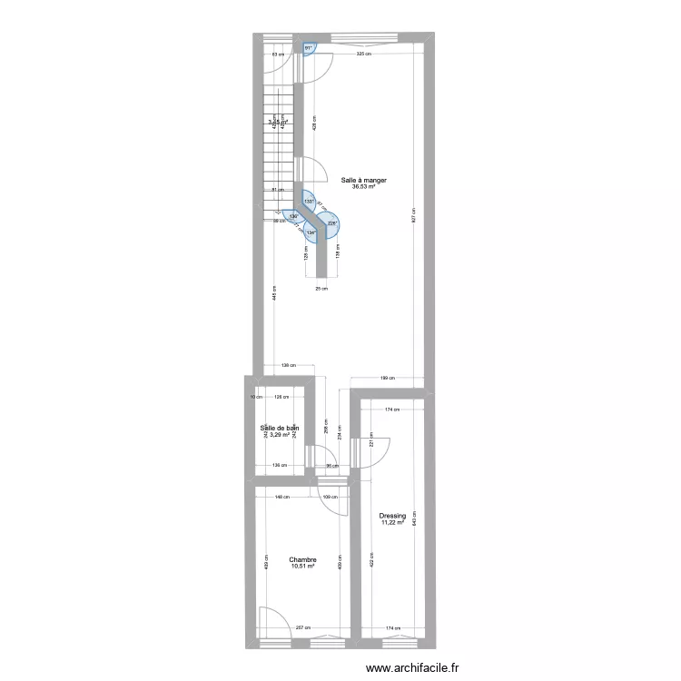 LELONG RDC petite boucherie. Plan de 