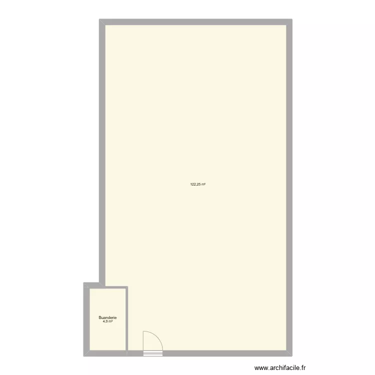 Maison Sylvain. Plan de 