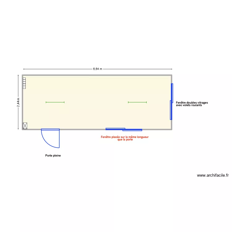V513 FORET. Plan de 1 et 16 m² V513 FORET. Plan de 1 et 16 m²
