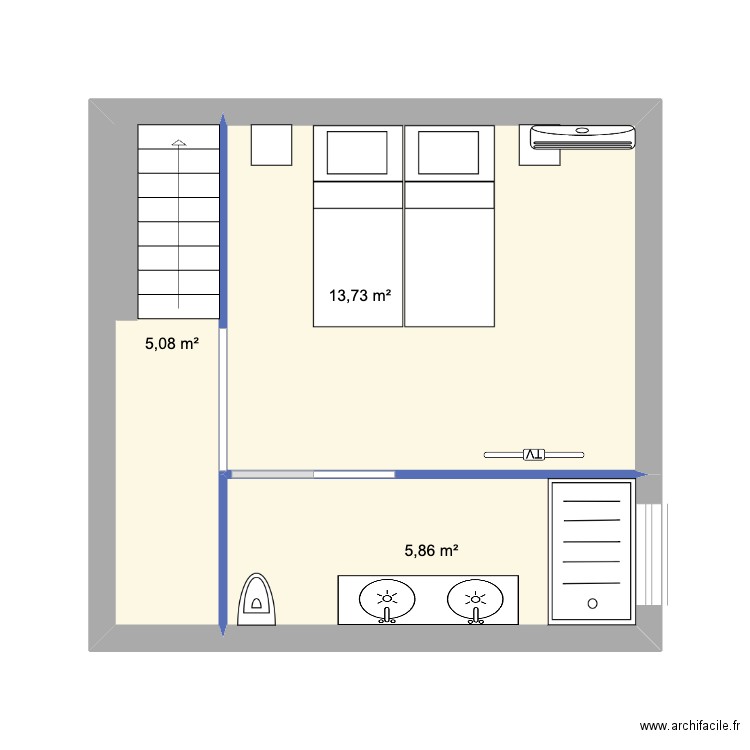 Chambre 5-3. Plan de 0 pièce et 0 m2