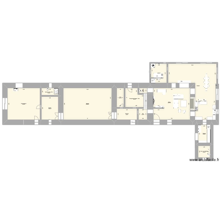 L'ISLE. Plan de 23 pièces et 429 m2