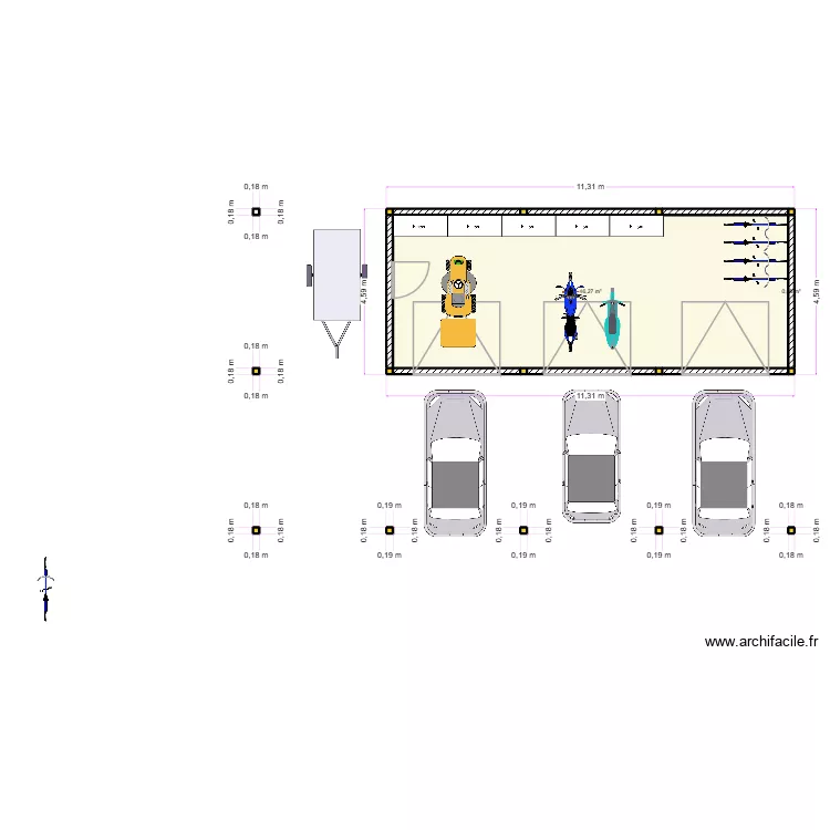Grage 13112025. Plan de 24 pièces et 51 m² Grage 13112025. Plan de 24 pièces et 51 m²