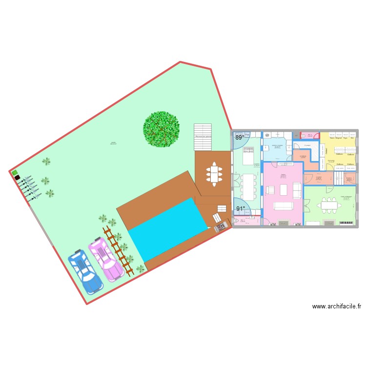 CONDORCET RDC PRO TERRASSE V8. Plan de 13 pièces et 531 m2