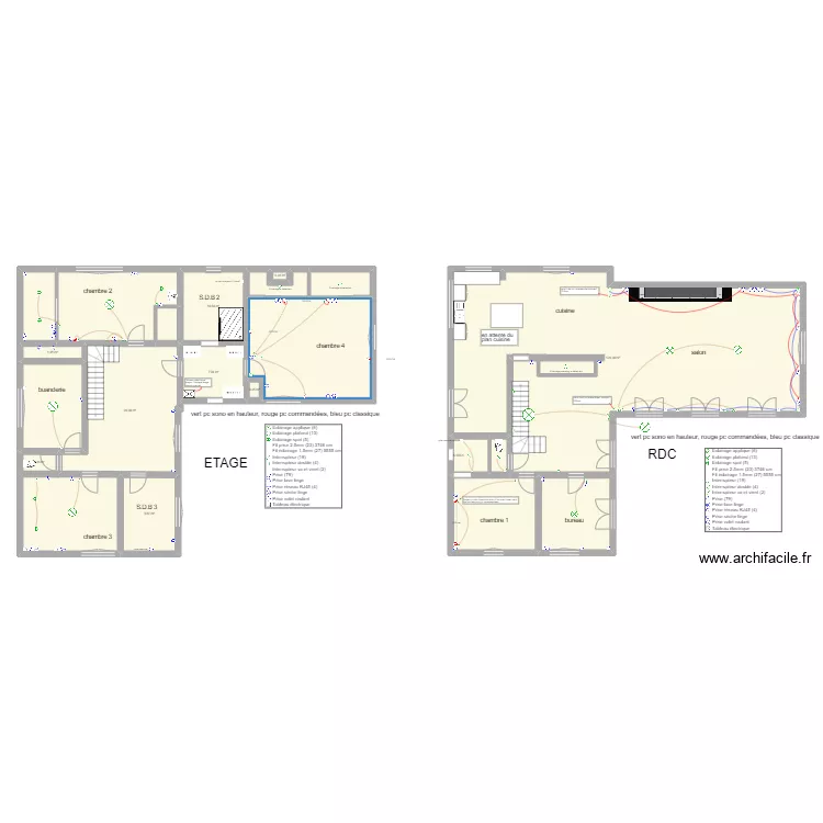 st d&eacute;sir 48A elec V1. Plan de 