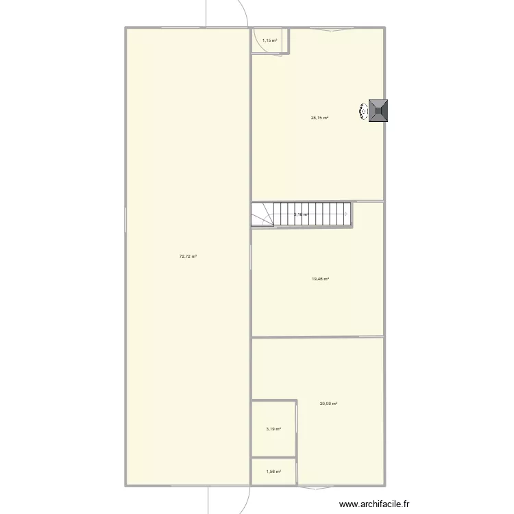 maison du pierre. Plan de 