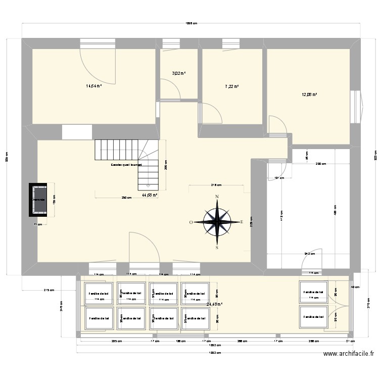 veranda. Plan de 0 pièce et 0 m2