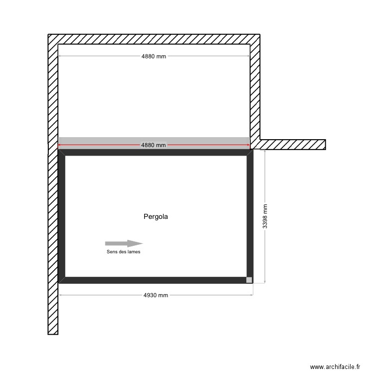 LEROY DOLUS. Plan de 1 pièce et 14 m2