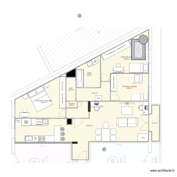 Cam & Tom - Proposition Tom. Plan de 