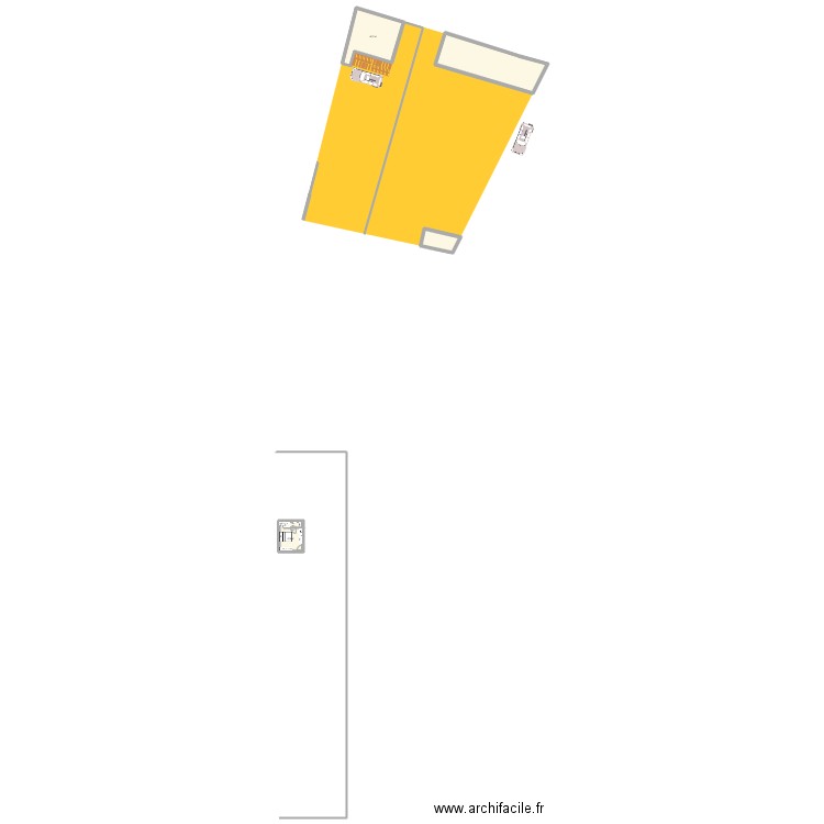 PLAN PROJET. Plan de 5 pièces et 153 m2