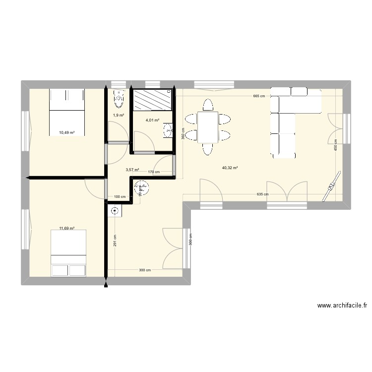 Gavin. Plan de 0 pièce et 0 m2