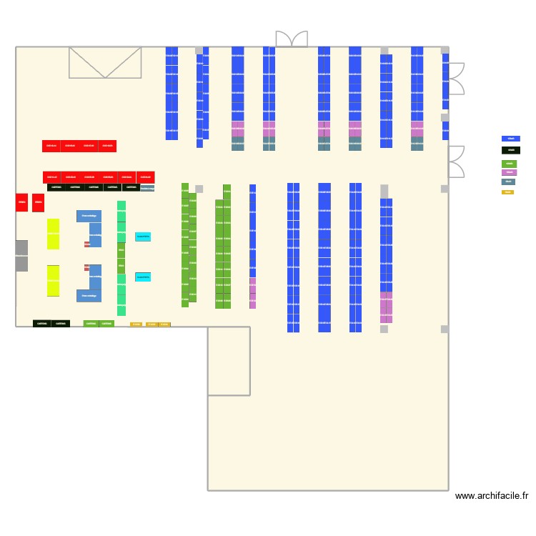 New entrep&ocirc;t V7 tempo. Plan de 0 pièce et 0 m2