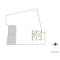 Plan maison T3 version 3 implantation