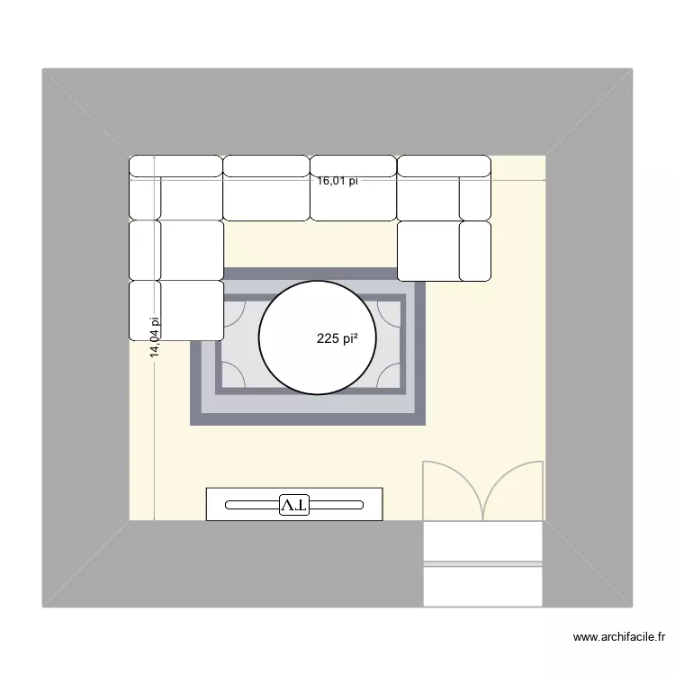 Évaluation. Plan de 1 et 21 m² Évaluation. Plan de 1 et 21 m²