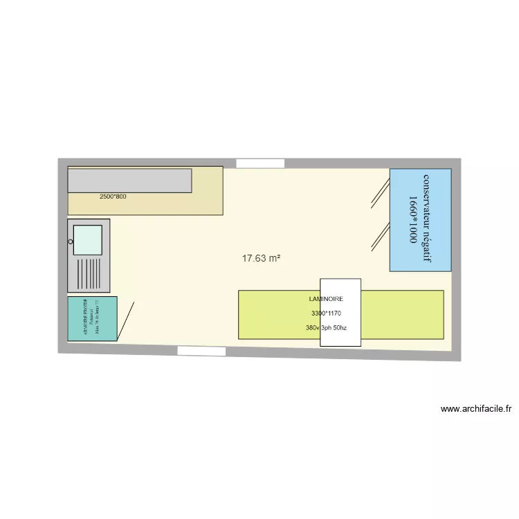 jerm1. Plan de 1  et 18 m²