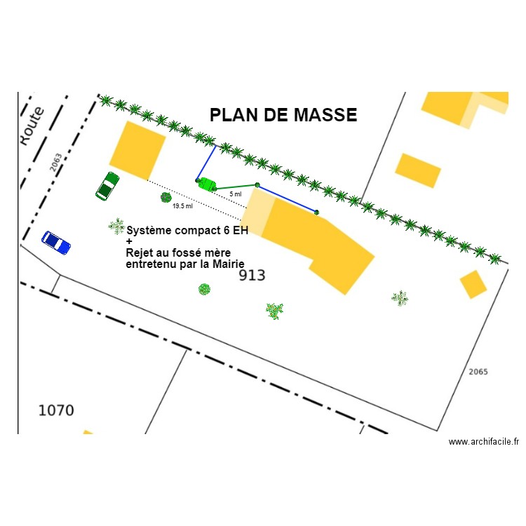 Ditte. Plan de 0 pièce et 0 m2