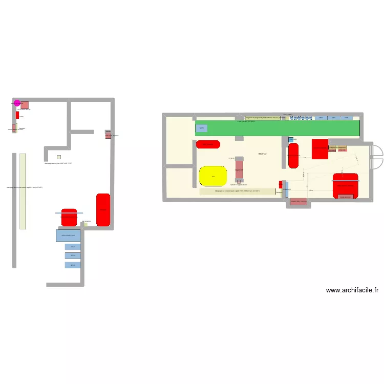 CABINET V3. Plan de 1  et 100 m²
