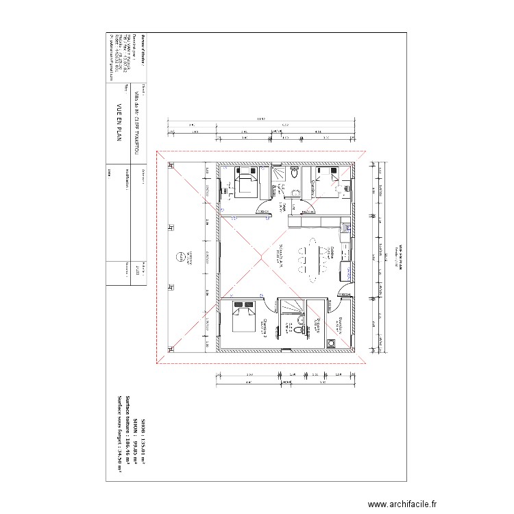 Maison. Plan de 0 pièce et 0 m2