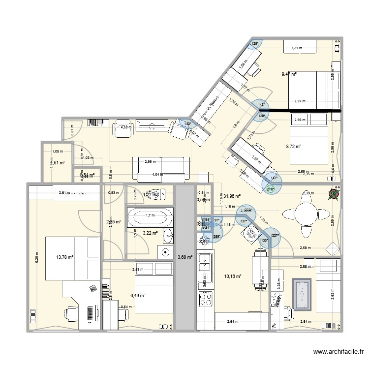 levallois14. Plan de 0 pièce et 0 m2