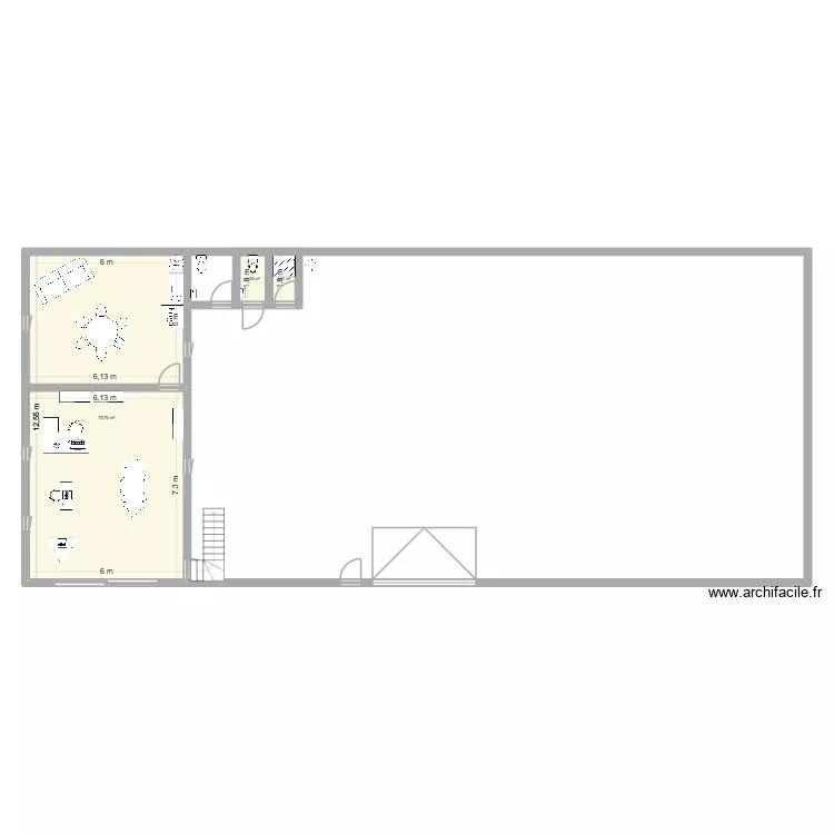 PLAN PAGNY MVE. Plan de 3  et 77 m²