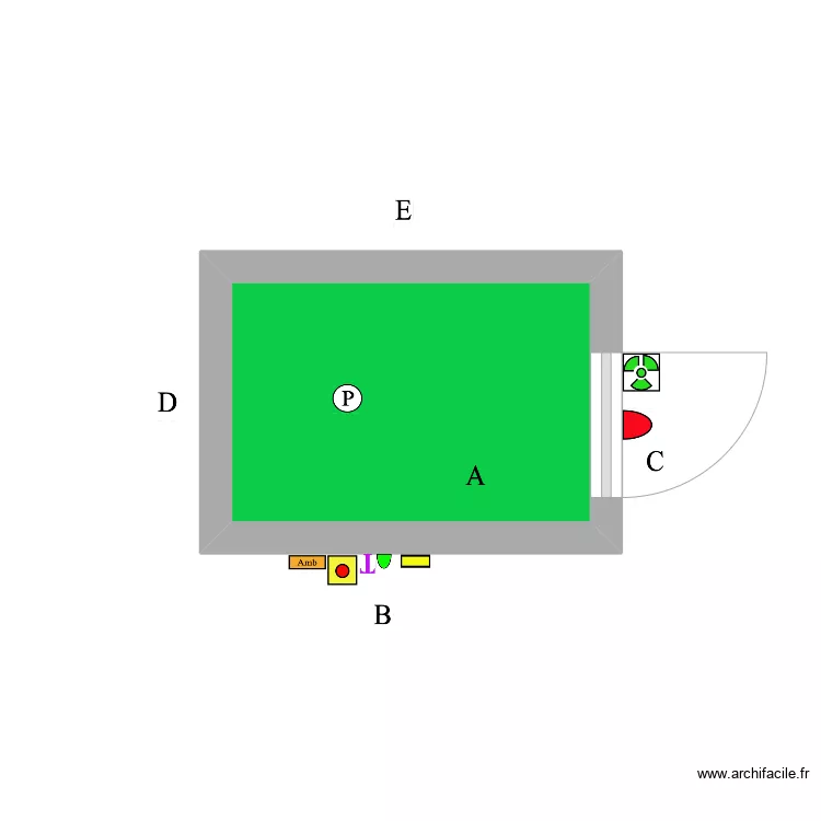 Radiologie de LA MAISON DENTAIRE. Plan de 