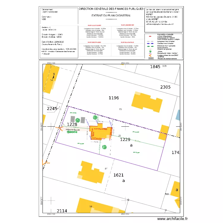 PC DP02 TECHER PIERRE. Plan de 