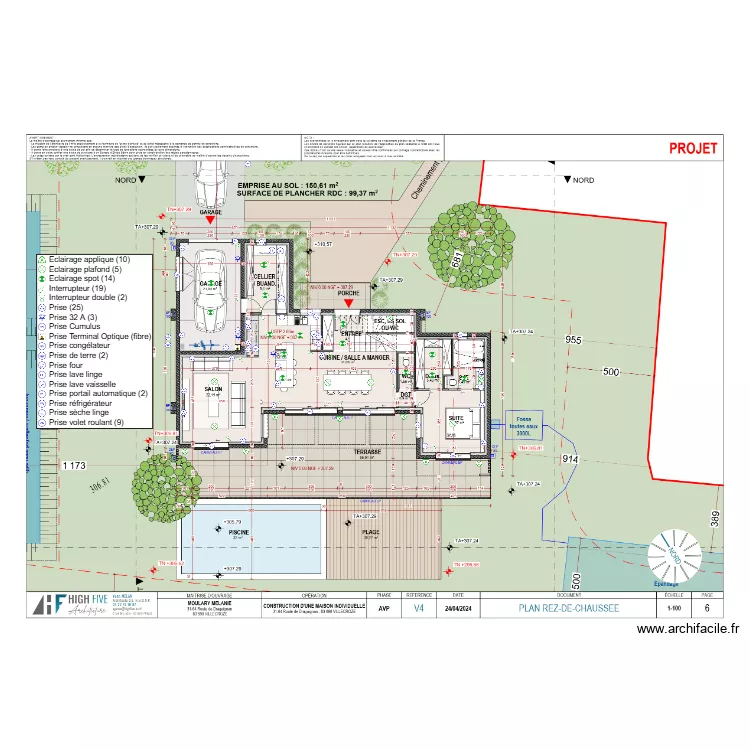 moulary etage 1. Plan de 