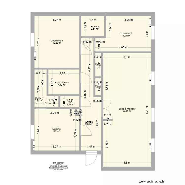 BAT SEDRICK APP15. Plan de 