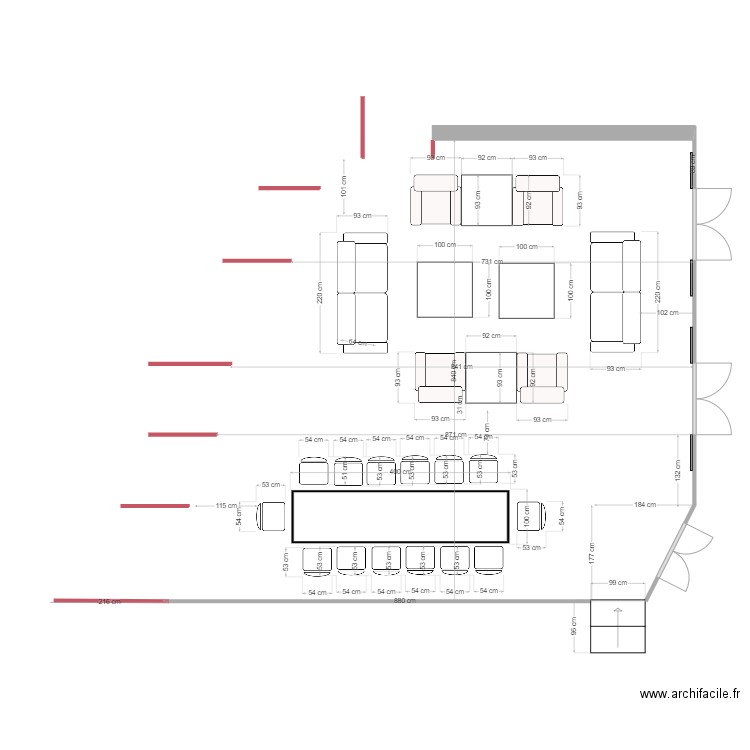 Terrasse Mer Mas de Gassin Version 3. Plan de 0 pièce et 0 m2