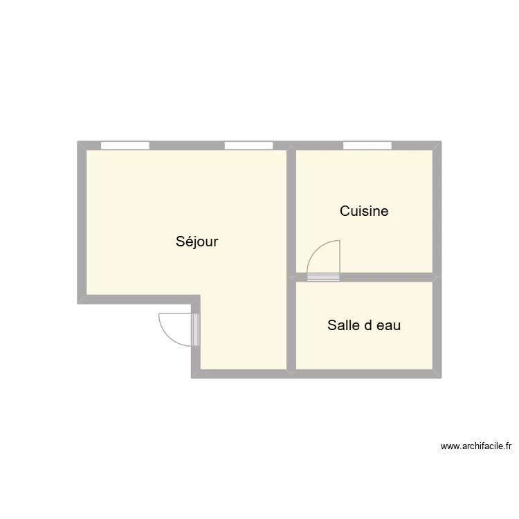 2601 SCI MAMBO R2 G. Plan de 3  et 10 m²