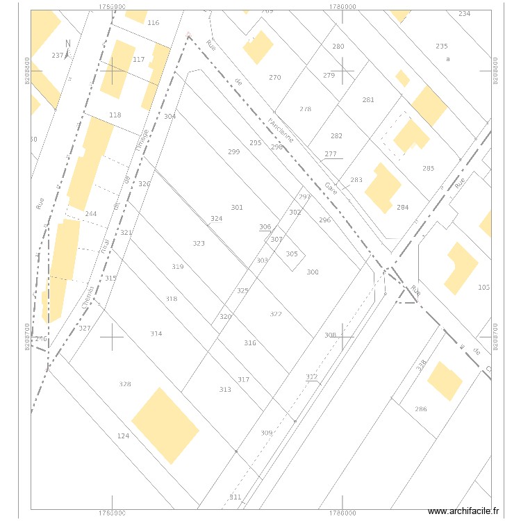 plan lot. Plan de 0 pièce et 0 m2