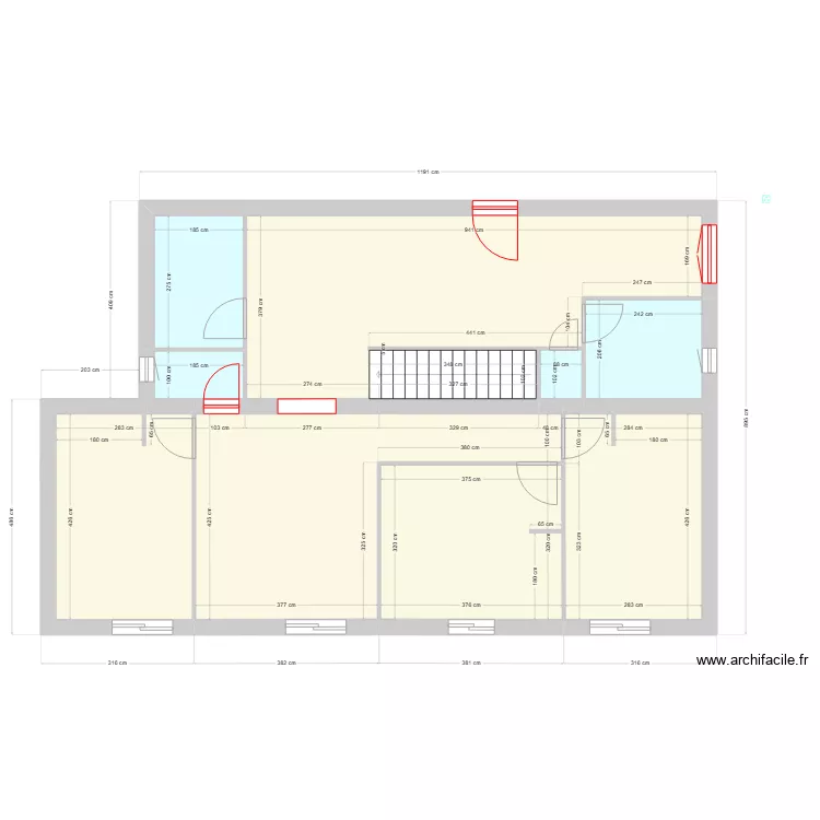 GARAVAN - Cloisons et portes v1.0. Plan de 