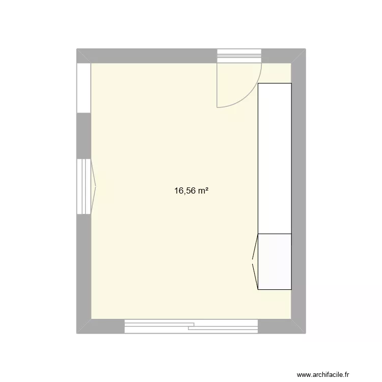 cuisine. Plan de 1 et 17 m² cuisine. Plan de 1 et 17 m²