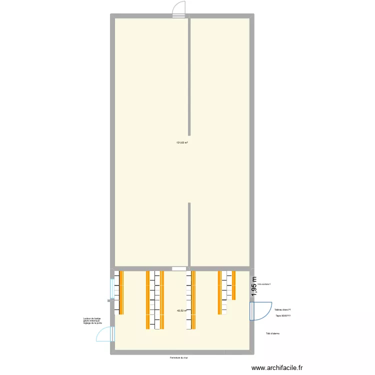 Local gaz 3 version homme. Plan de Local gaz 3 version homme. Plan de