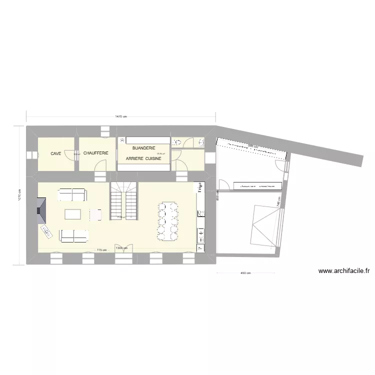 PROJET 2  RDC. Plan de 