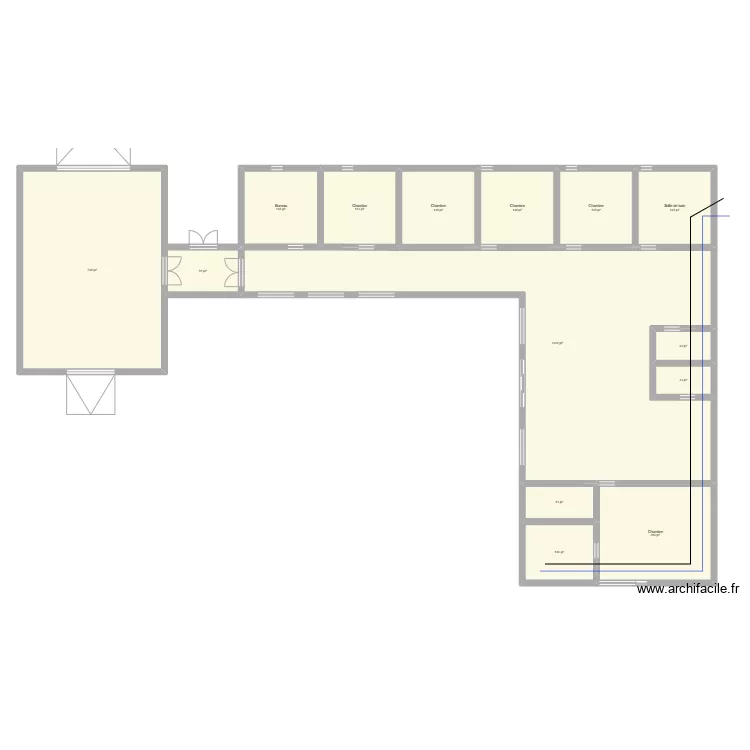 maison st antonin. Plan de 0 pièce et 0 m2