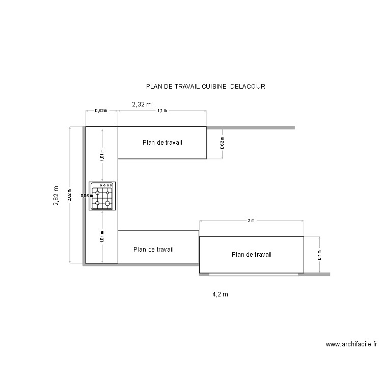 cuisine maison. Plan de 0 pièce et 0 m2