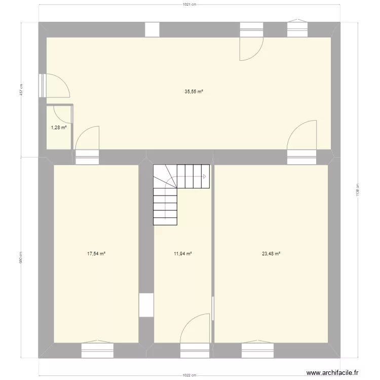 Ravaz Segonzac rdc. Plan de 