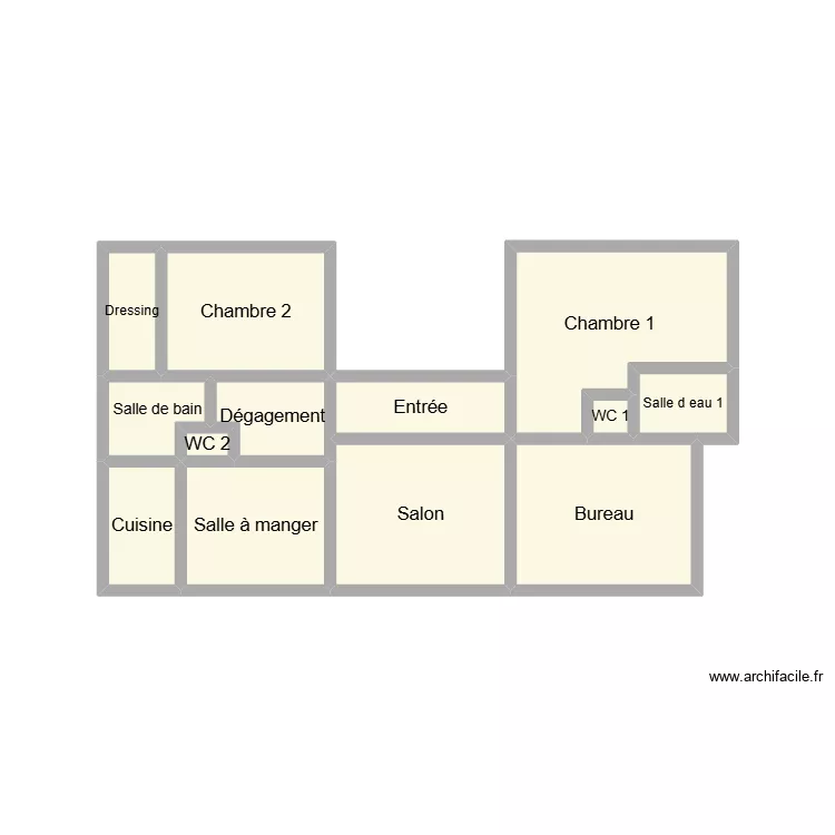 2506 MONGREDIEN. Plan de 