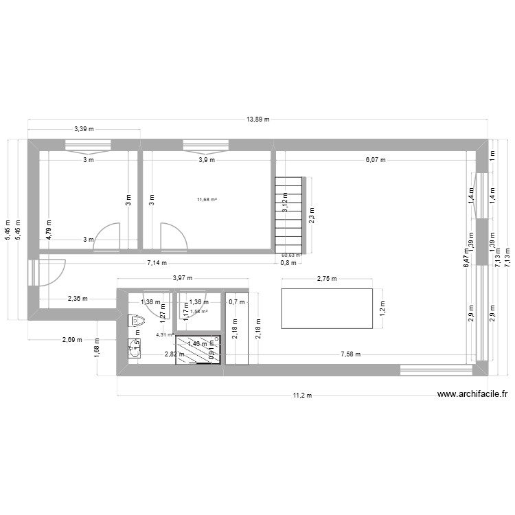 condemines 12 a. Plan de 0 pièce et 0 m2