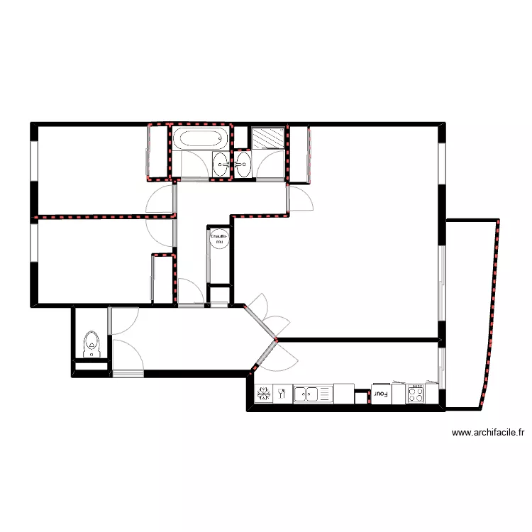 Plan ensemble sans c&ocirc;tes. Plan de 